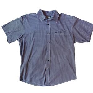 Wrangler Short Sleeve Button Up Check Plaid XL Normcore Business Casual